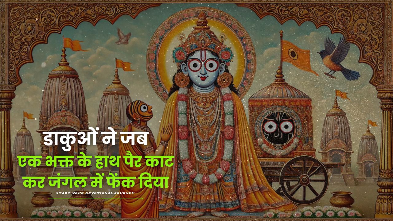 डाकुओं ने जब एक भक्त के हाथ पैर काट कर जंगल में फेंक दिया Jaidev Mahaprabhu Ki katha