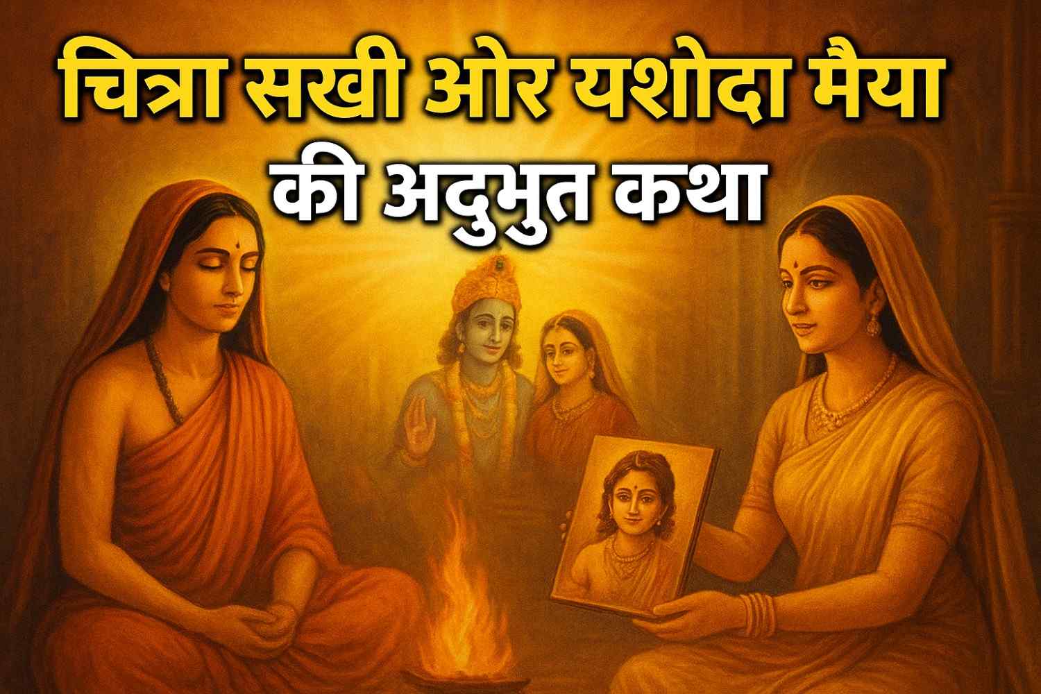 चित्रा सखी और यशोदा मैया की कथा- ठाकुर जी की बाल लीलाएँ chitra-sakhi-aur-yasoda-maiya-ki-katha चित्रा सखी और यशोदा मैया की कथा- ठाकुर जी की बाल लीलाएँ